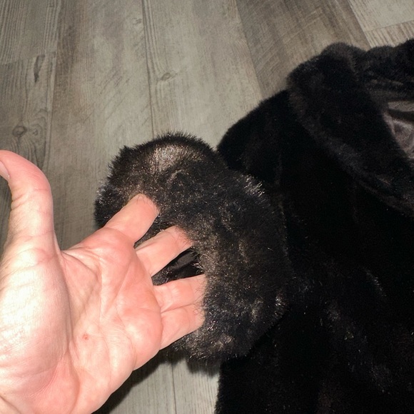 Vintage beautiful Hillmoor of New York USA made faux fur mink coat jacket - Picture 9 of 16